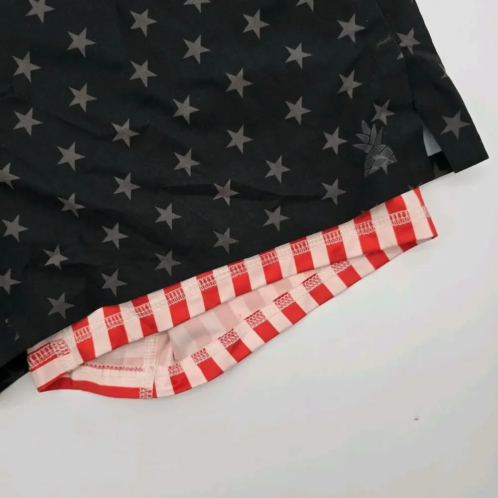 Chubbies Shorts Mens Flag Boxer Lined Ultimate Training 4th July